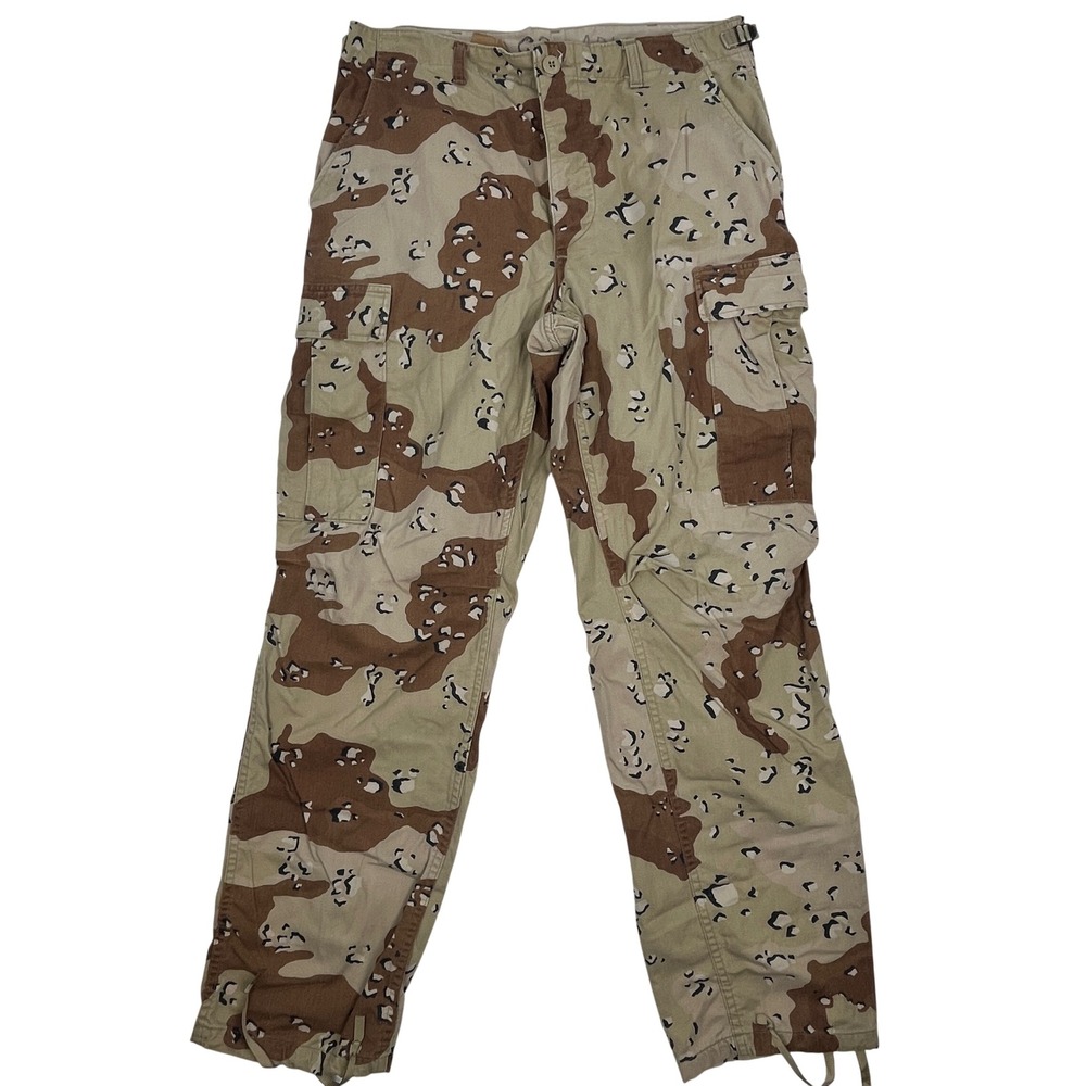 USGI Desert Storm Chocolate‑Chip Camo BDU Pants Gulf War Combat Medium 1990